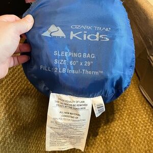 Kids Sleeping Bag. In perfect condition and never used. New without tags.